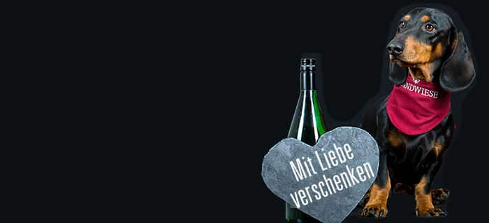 Mit Liebe Verschenken Dackelwein Sandwiese Weinpräsent